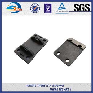 OEM Cast Steel Railroad Tie Plates For Rail Construction , Rail Base Plate