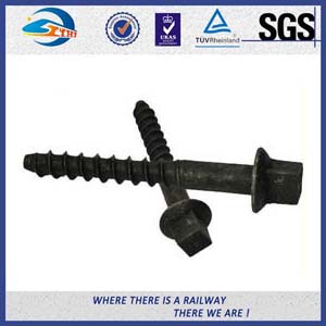 Oxide Black 8.8 Grade Railway Sleeper Screws DIN Standard High Hardness